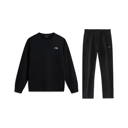 Лайнер Повседневная Спортивная Одежда Унисекс Черный + Черный