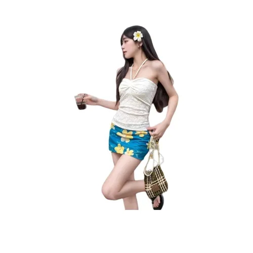 Shuhao Bai Без бретелей Топ Женский