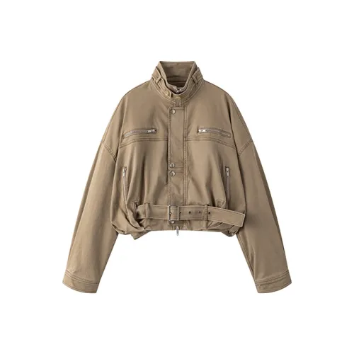 SKYA Молочно-чайный Бежевый Женские Куртки