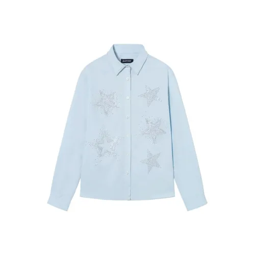 Sofitte Blue Women's Shirts Софит Синий Женские Рубашки