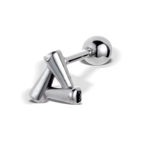 ROGA Серьги-гвоздики из нержавеющей стали Унисекс