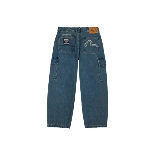 EVISU Джинсовый Синий Мужские Джинсы