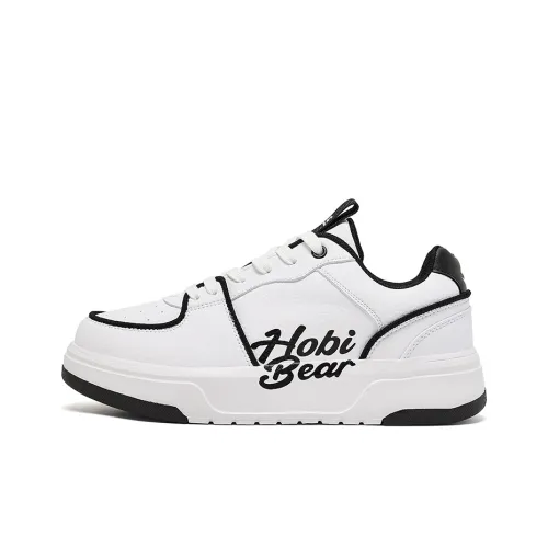 HOBIBEAR Низкие кроссовки для скейтбординга унисекс черно-белые