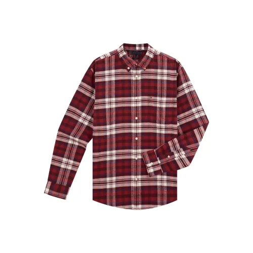 Tommy Hilfiger Красная клетка 0QJ Мужская рубашка