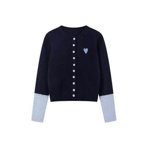 7 SEVFUN Темно-синий Синий Женский Трикотаж