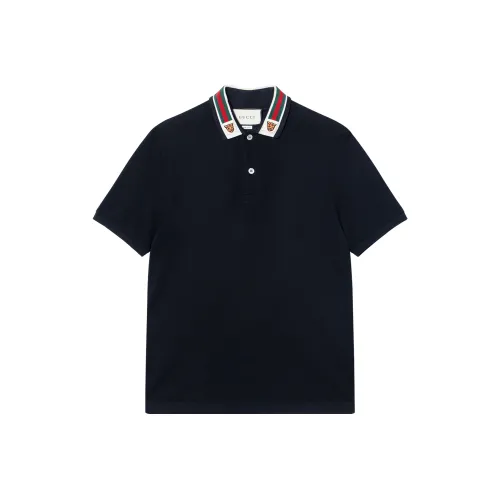 GUCCI Поло Мужское Темно-синий