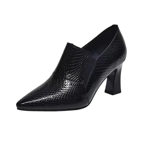 Wuji Грубый каблук Высокие каблуки 7 см Женские