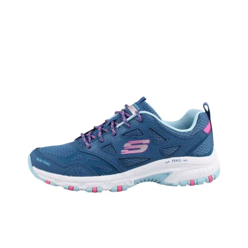 Skechers Hillcrest Pure Escapade Аbrasion Resistant Дышащий Низкий Топ Беговые кроссовки Женские Синий