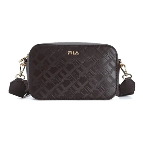 FILA Белый ПУ (полиуретан) с синтетической кожей сумка через плечо стандартная женская темный малиновый красный