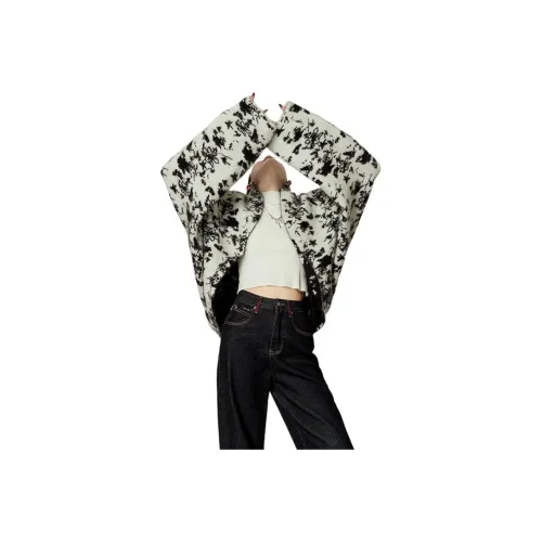 Weekly Черный Белый Женские Куртки