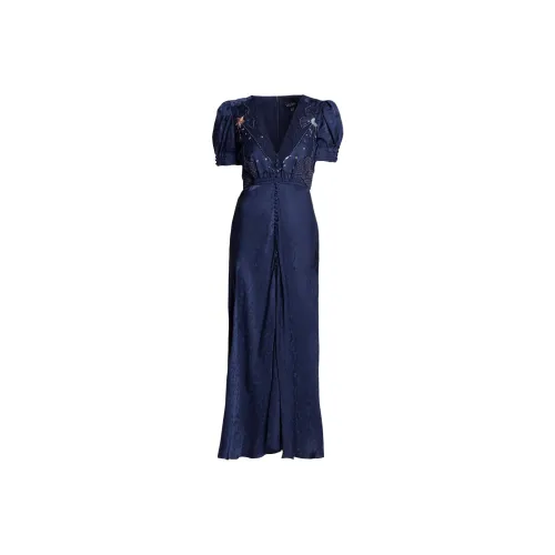 SALONI Короткое платье с короткими рукавами женское