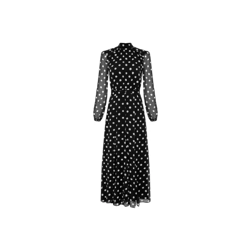 SALONI Длинное платье с длинными рукавами женское