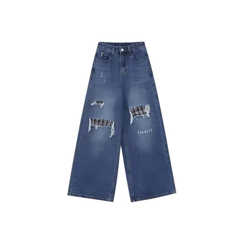 DANCANG Корейский стиль Прямой крой Свободный крой Модный Широкие брюки Женские