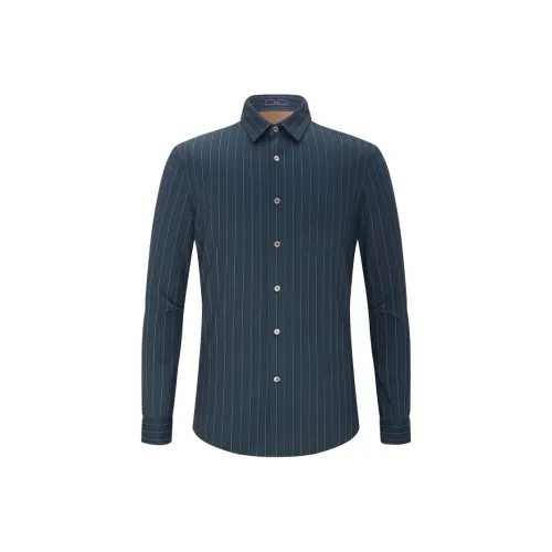 EMZ Темно-серые мужские рубашки