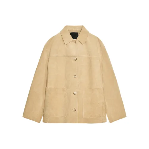 ZARA ZW Series Кожа Куртка Женские