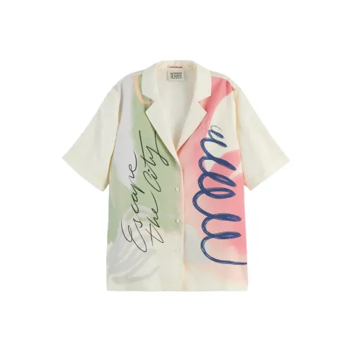 Scotch Soda Айвори Белые Женские Рубашки