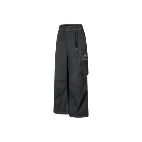 SMILE DDD Темно-серый Женские Повседневные Штаны