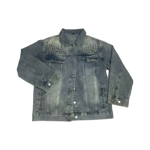 CAT'S PAW Синий Унисекс Джинсовые куртки