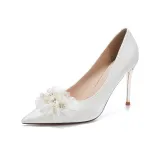 Белый [Высота каблука 9,5 см]