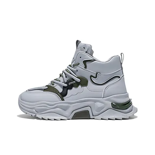 Green Feet Высокие Топы Толстая Подошва Мужские