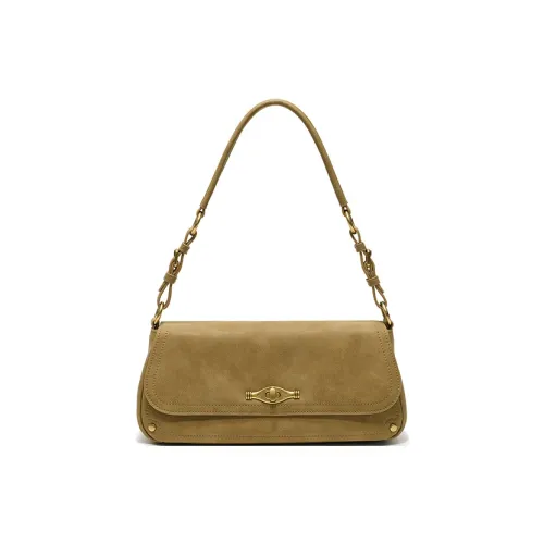 Simedin Сумка через плечо из коровьей кожи стандартная женская Warm Camel коричневый