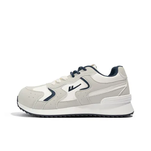 Warrior Износостойкий Легкий And Дышащий Низкий Топ Спортивная Повседневная Обувь Женская Серый Белый Синий