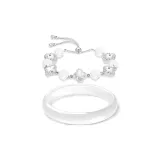 Белый лунный многослойный браслет, набор одежды