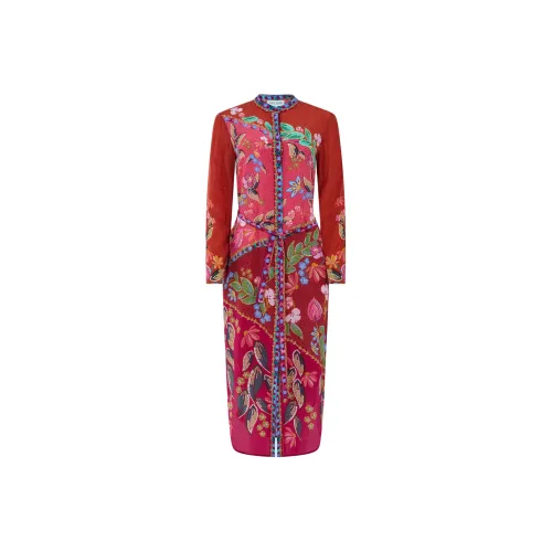 SALONI Длинное платье с длинными рукавами женское