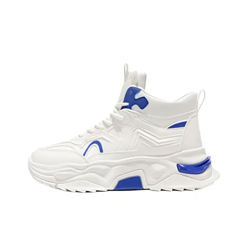 Green Feet Амортизация Износостойкий MID Топ Толстая подошва Кроссовки Мужские