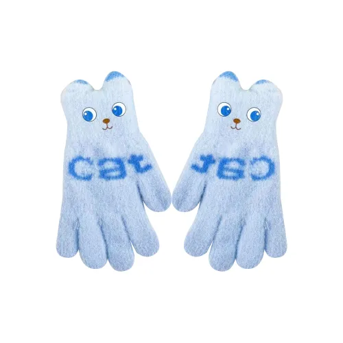 IOTS Корейский стиль Дофаминовая одежда Многоцветные Вязаные перчатки Детские