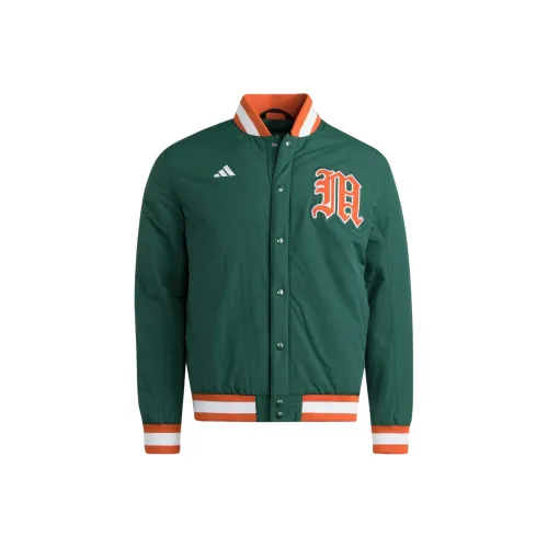 Adidas Hurricanes Miami Coaches Dugout Baseball Jacket Men's