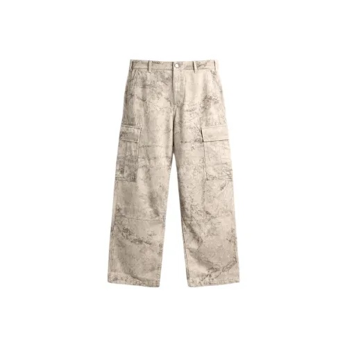 ZARA Gray Мужские Карго Брюки