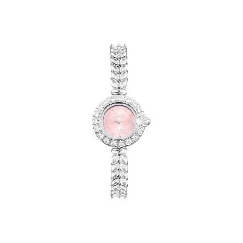 Барби Dream Series Кварцевый механизм Металлический ремешок Часы для женщин Жемчужная раковина Циферблат