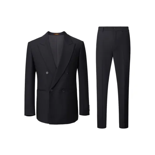 G· Mons Черный Мужской Деловой Костюм