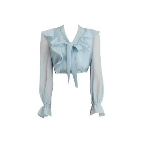 DPLAY Glacier Blue Женские рубашки