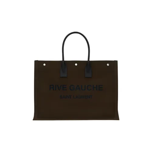 SAINT LAURENT Rive Gauche Холст и Кожа Сумка Сумка-тоут Сумка для покупок Сумка унисекс Камуфляж