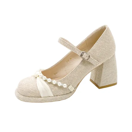 UMEK Грубый каблук Высокие каблуки 5 см 7 см Женские