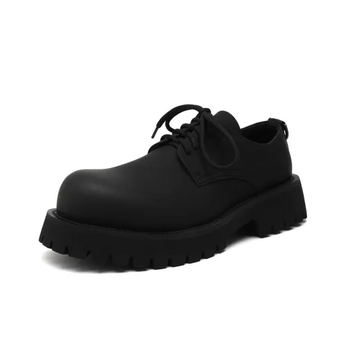 DY Повседневные кожаные туфли низкий топ черные мужские