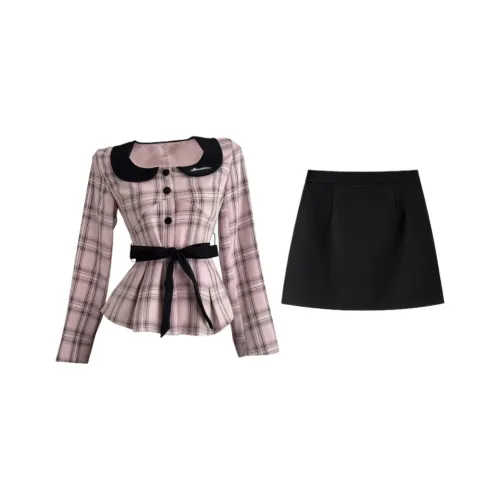 Nathania Pink Женские Комплекты с Юбкой