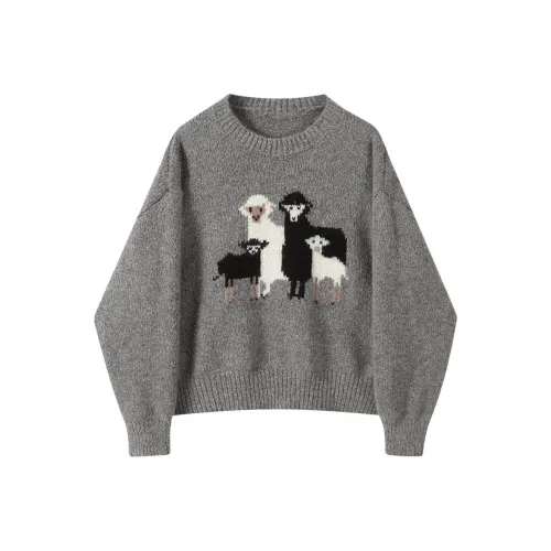 CHARM GLOW Серый Женский Трикотаж