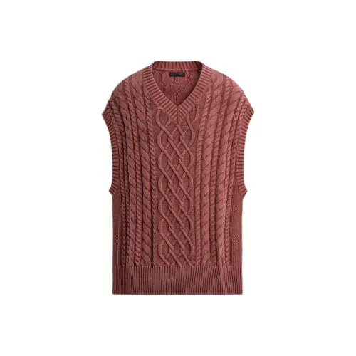 ZARA Кирпично-красный Мужские Майки