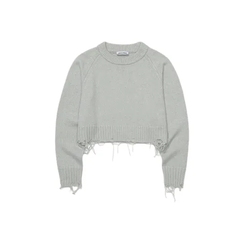 LOW CLASSIC FW25 DAMAGED Укороченный пуловер свитер женский