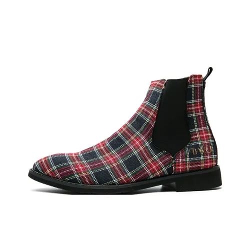 TFWLJ Ботильоны Красный Черный Унисекс