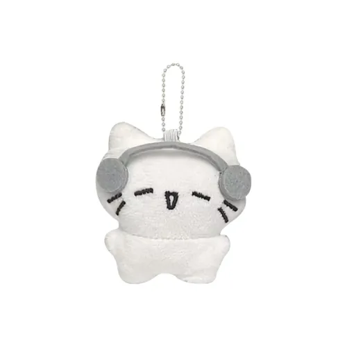 Cute Chip Милый Кошка Наушники Плюшевая Подвеска 6,5 см Высота