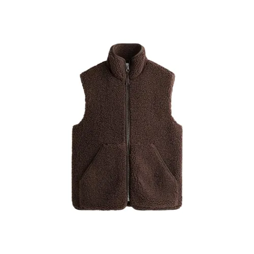 H M Темно-коричневые женские жилеты