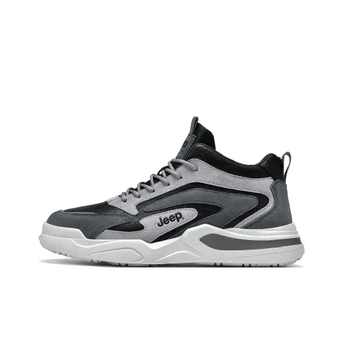 Jeep Амортизация Устойчивый к истиранию Увеличивающая высоту Высокая Повседневная Обувь Мужская