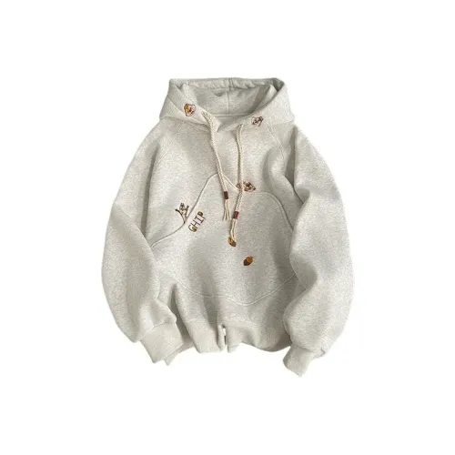 Vine Color Светло-серый Женский Свитшот