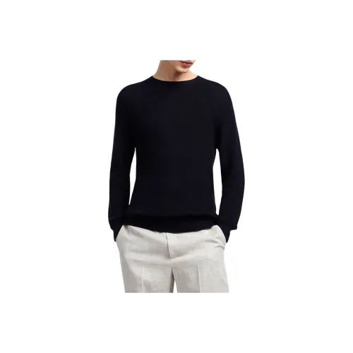 EMPORIO ARMANI SS25 Трикотаж Мужской Темно-Морской Синий