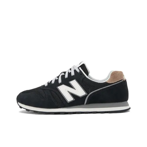 New Balance NB 373 Дышащие Низкие Кроссовки для Бега Унисекс Черные