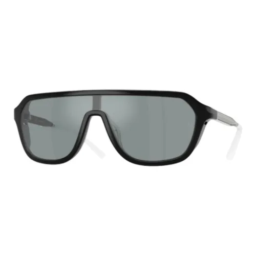 Oliver Peoples Пластик Нерегулярная форма Солнцезащитные очки Мужской Черный